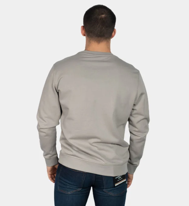 Hugo Boss Relaxed-Fit Sweatshirt Mens Medium Grey