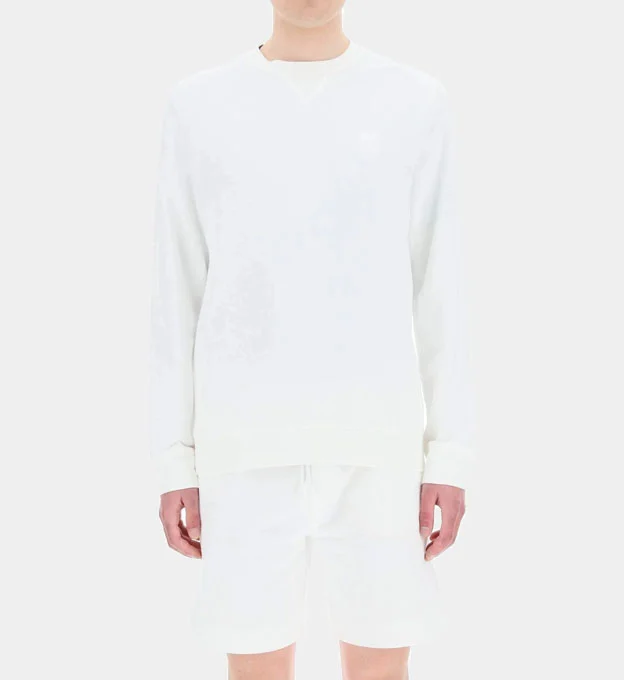 Hugo Boss Relaxed-Fit Sweatshirt Mens White