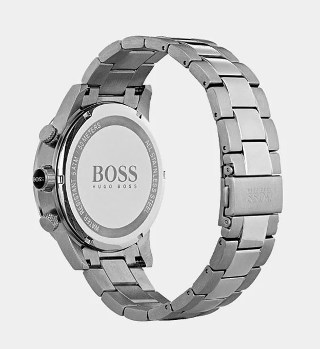 Hugo Boss Watch Mens Silver Black