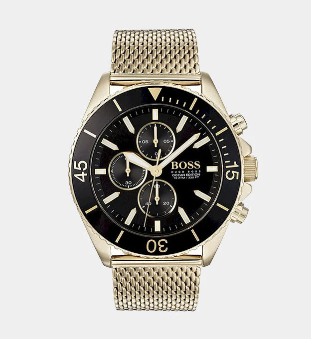 Hugo Boss Watch Mens Gold