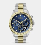 Hugo Boss Watch Mens Silver Gold