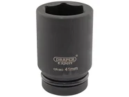 Draper 425D-MM Expert 41mm 1in Square Drive Hi-Torq 6 Point Deep Impact Socket