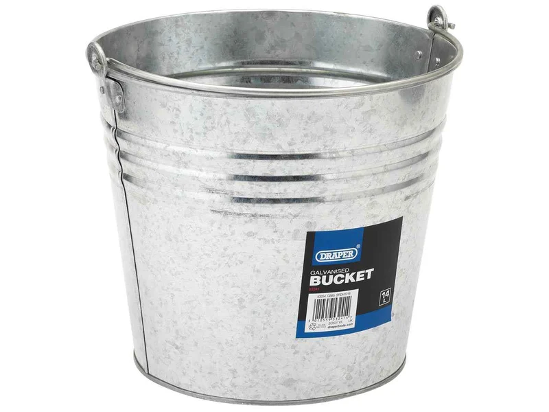 Draper GB14 Galvanised Steel Bucket (12L)