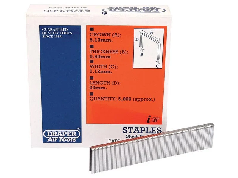 DRAPER 59831 45mm Brad Nails (5000)