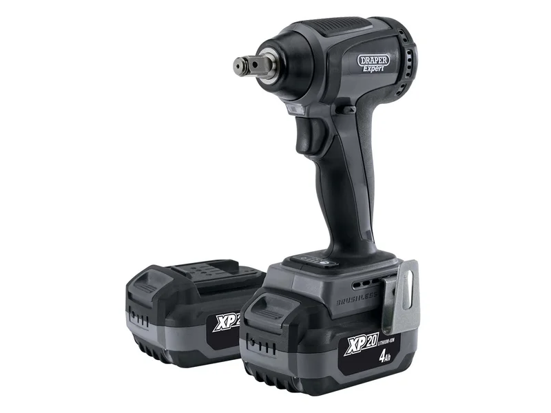 Draper XP20IW1/2.300K 20V 2x4.0Ah XP20 1/2in Brushless Impact Wrench Kit