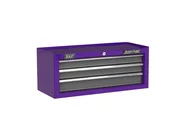 Sealey AP22309BBCP Purple/Grey Mid-Box 3 Drawer with Ball Bearing Slides