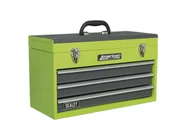 Sealey AP9243BBHV Tool Chest 3 Drawer Portable with Ball Bearing Runners - Hi-Vis Green