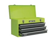 Sealey AP9243BBHV Tool Chest 3 Drawer Portable with Ball Bearing Runners - Hi-Vis Green