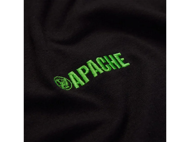 Apache Delta Lightweight Poly Cotton T-Shirt Black