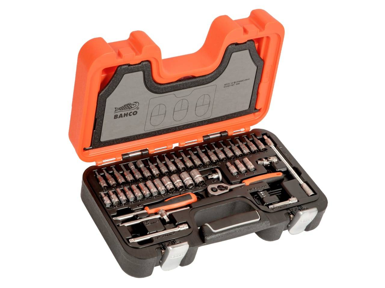 Bahco Bahco BAHS460 S460 Socket Set 46-Piece 1/4in Drive | ffx