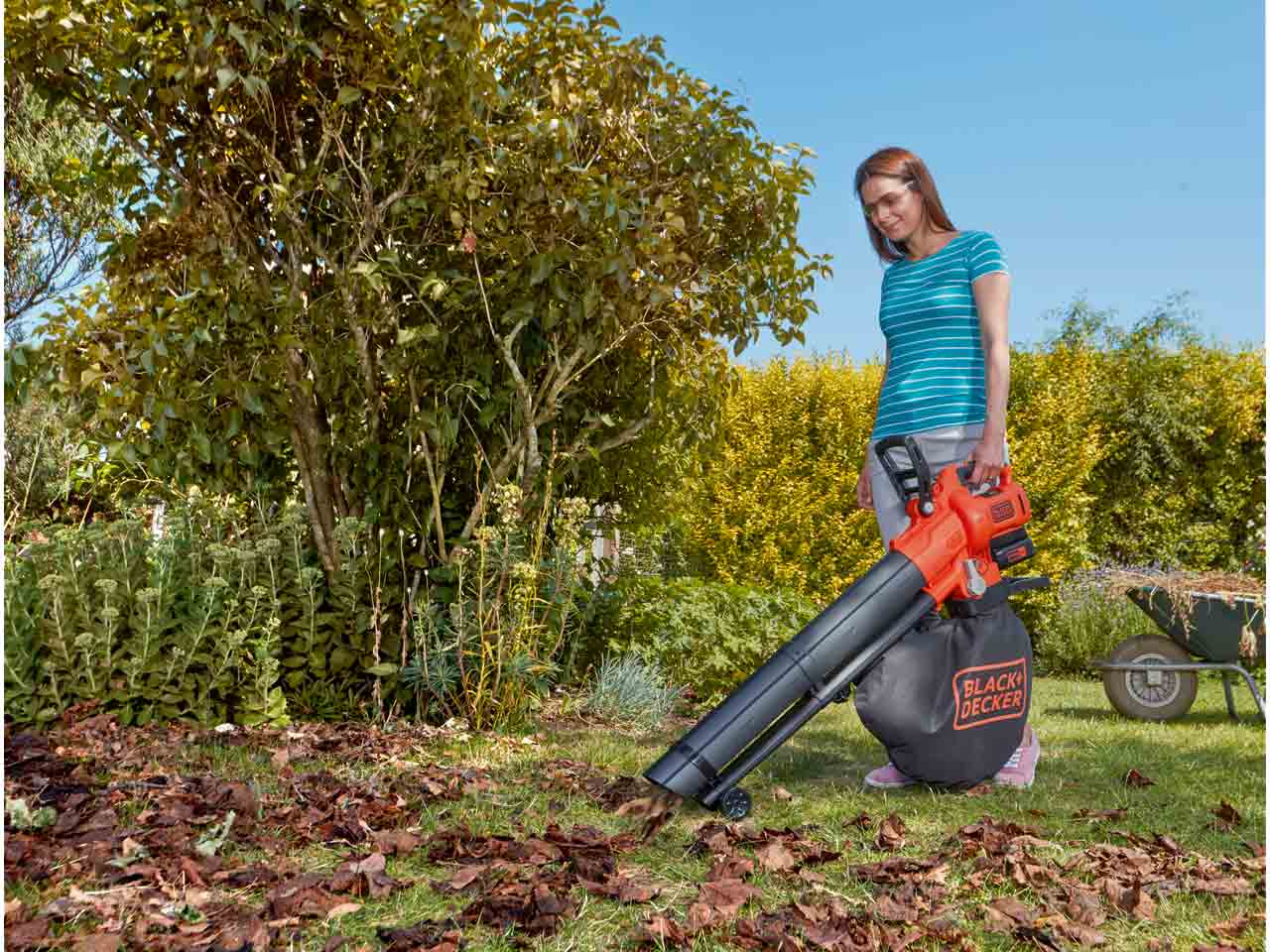 Leaf shop blower suction