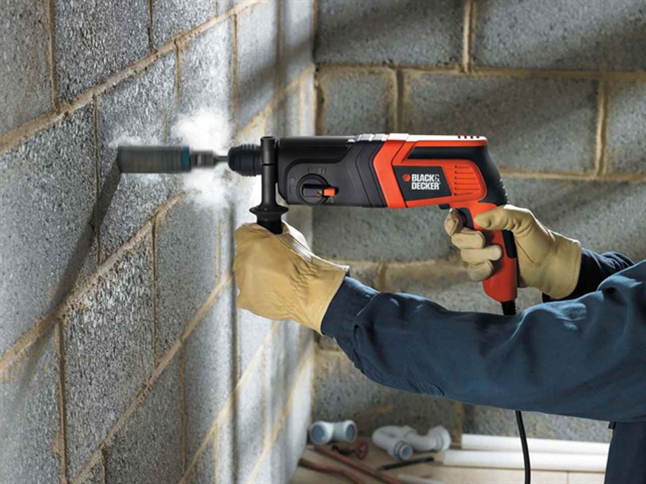 Black Decker Black Decker KD860KA SDS 3 Mode Hammer Drill 600w