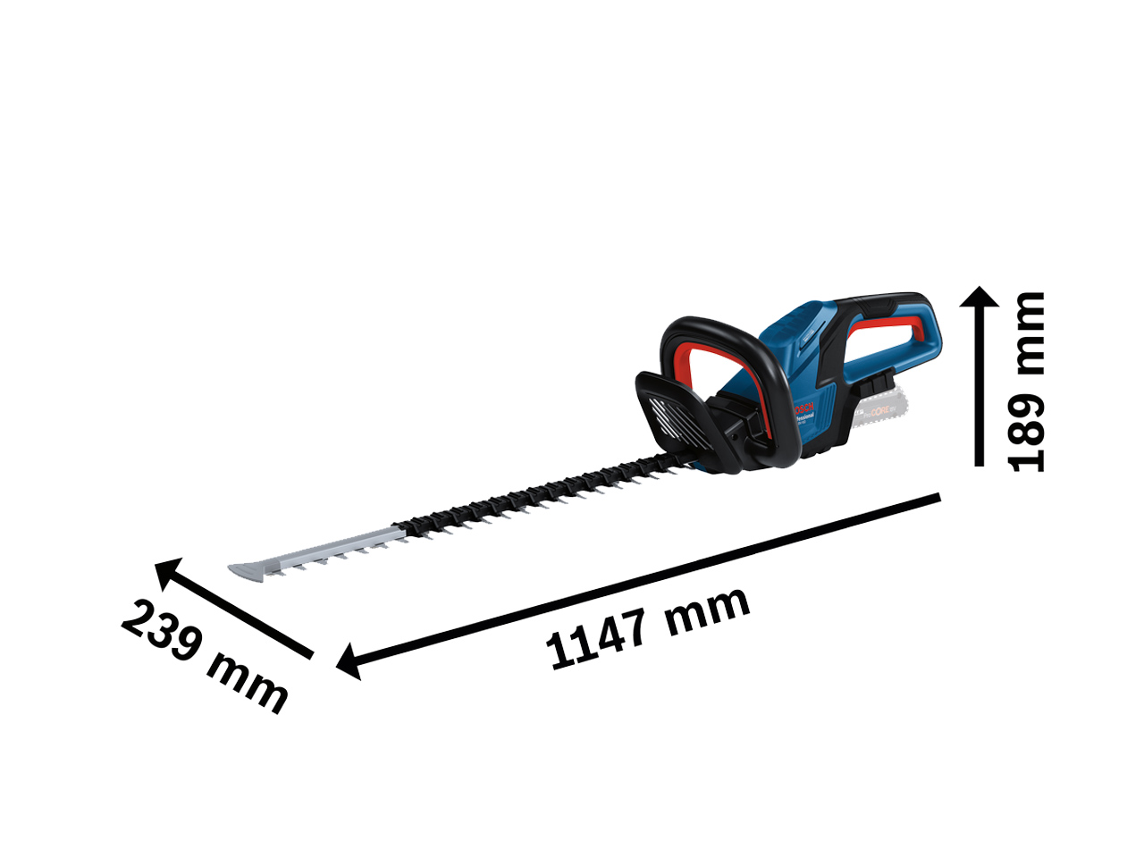 Bosch Bosch GHE18V 60 18V 600mm BL Hedge Cutter Bare Unit ffx