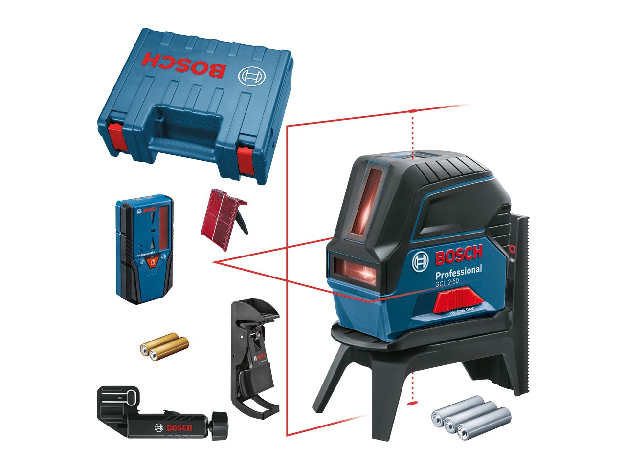 Bosch Bosch GCL 2 50 C Combi Laser With LR6 Receiver ffx