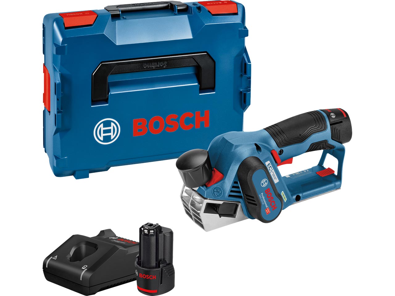 Bosch GHO12V 20 12V 2x3Ah Li ion BL Planer L Boxx Kit