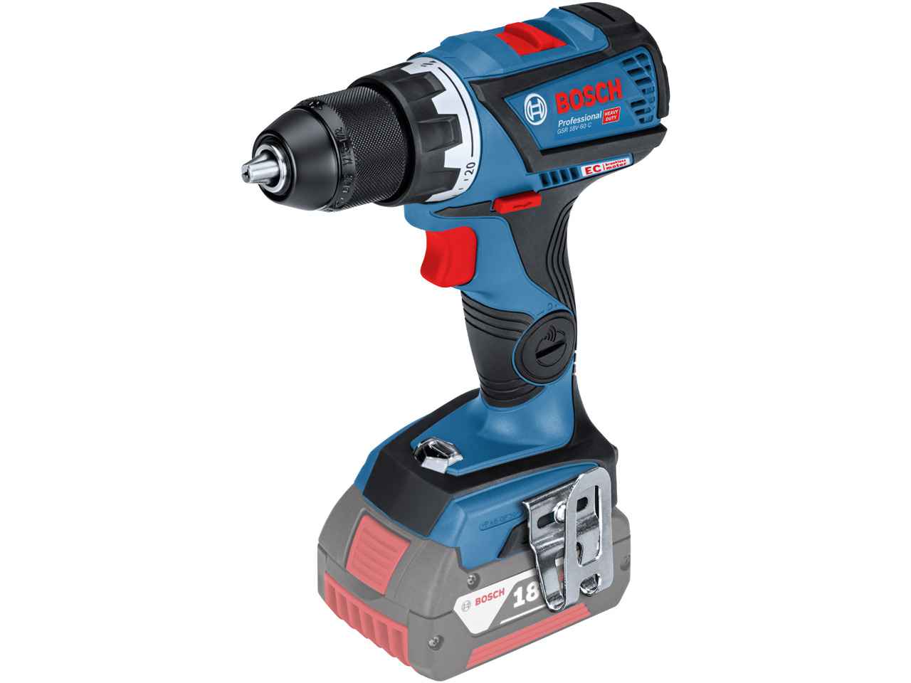 Bosch GSR18V60C 18v Bluetooth Cordless Drill Driver Bare Unit