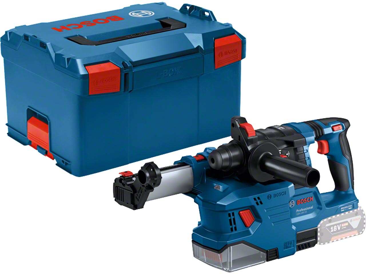 Bosch Bosch GBH18V 22 18V BL SDS Plus Rotary Hammer Drill L BOXX