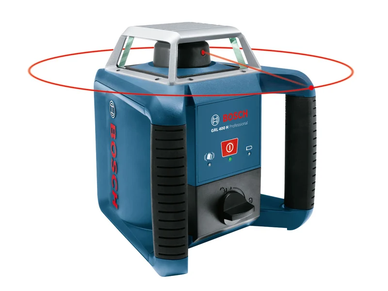 Bosch GRL400SET Red Self Levelling Rotary Laser Set