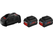 Bosch PROCORESS5Set 18V 2.5Ah Li-Ion Battery Twin Pack with Charger
