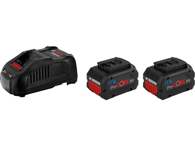 Bosch PROCORESS5Set 18V 2.5Ah Li-Ion Battery Twin Pack with Charger