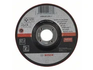 Bosch 2608602218x10 125mm x 22mm x 3mm Semi-Flexible Grinding Disc 10pk