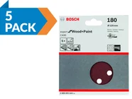 Bosch 2608605644 125mm 180 Grit Sanding Disc Sheets 5pk