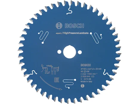 Bosch 2608644133 165mm x 20mm x 48T High-Pressure Laminate Circular Saw Blade