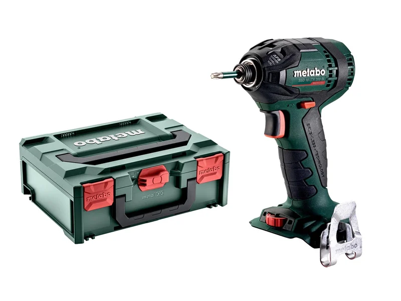 Metabo SSD18LTX200 BL 18V 1/4In Impact Driver Bare Unit Meta-BOX