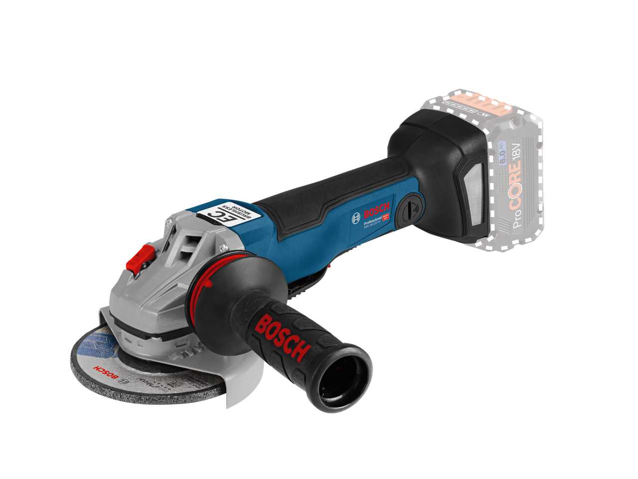 Bosch GWS18V10PC125N 18v 125mm Connected Angle Grinder Paddle