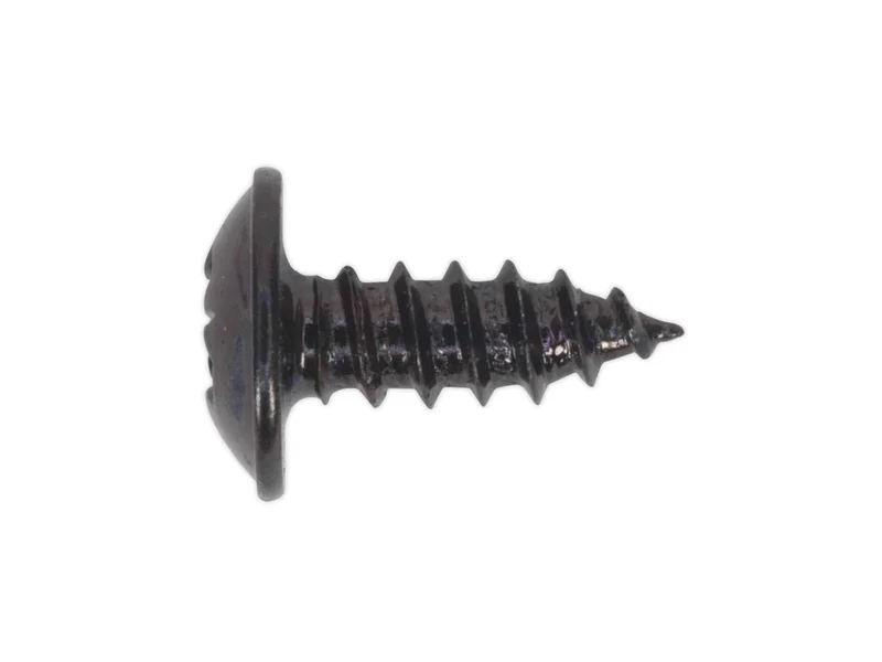 Sealey BST3510 Self-Tapping Screw Flange Head Pozi Black Phosphate 3.5 x 10mm 100pk