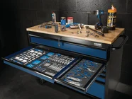 BUNKER B100-56B 10 Drawer 1502mm Blue Workbench Roller Tool Cabinet