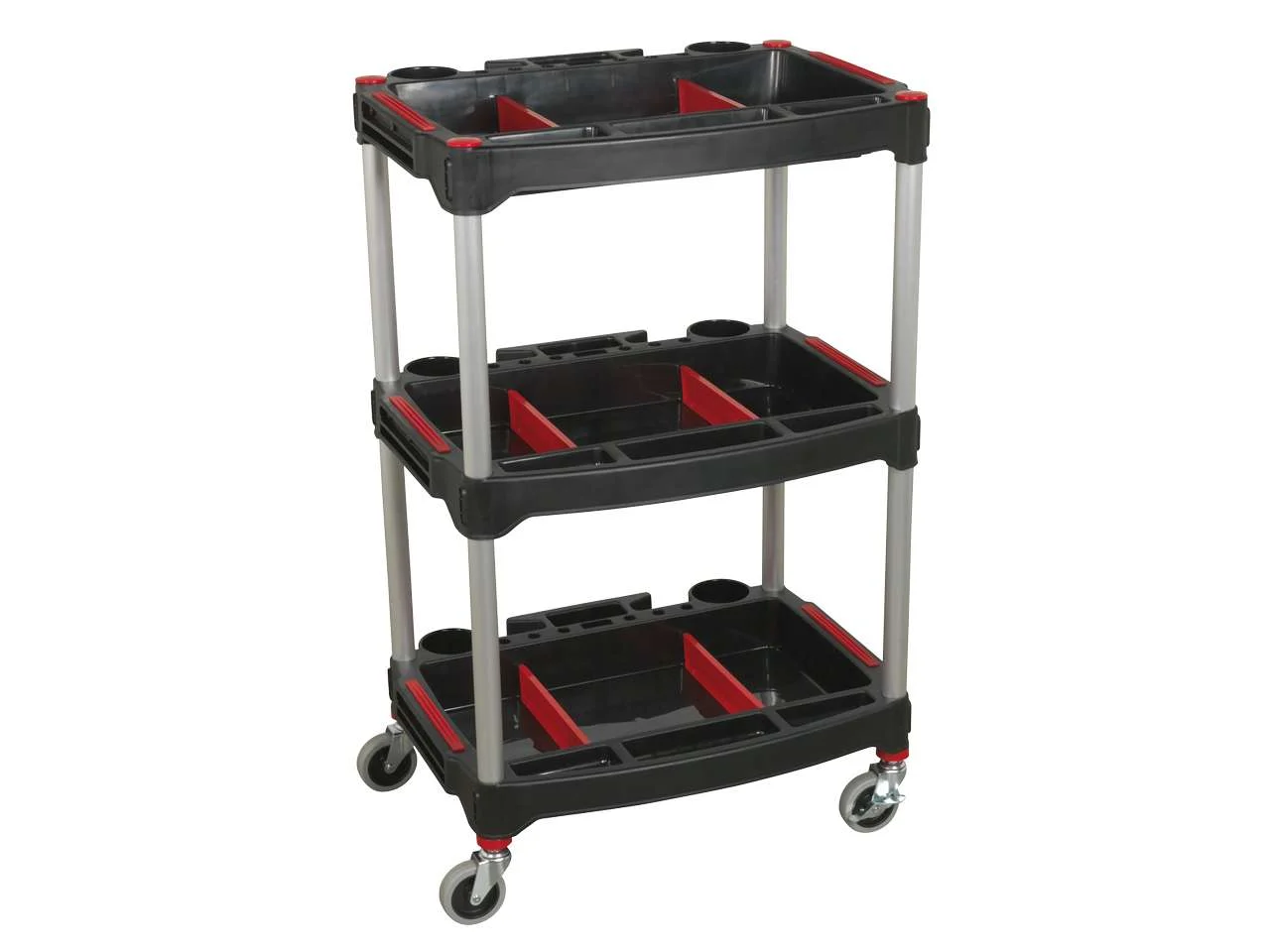 Sealey - AP548 Mobile Steel/Composite Toolbox - 3 Compartment