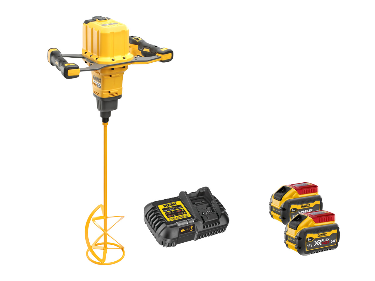 Dewalt battery on sale mixing drill