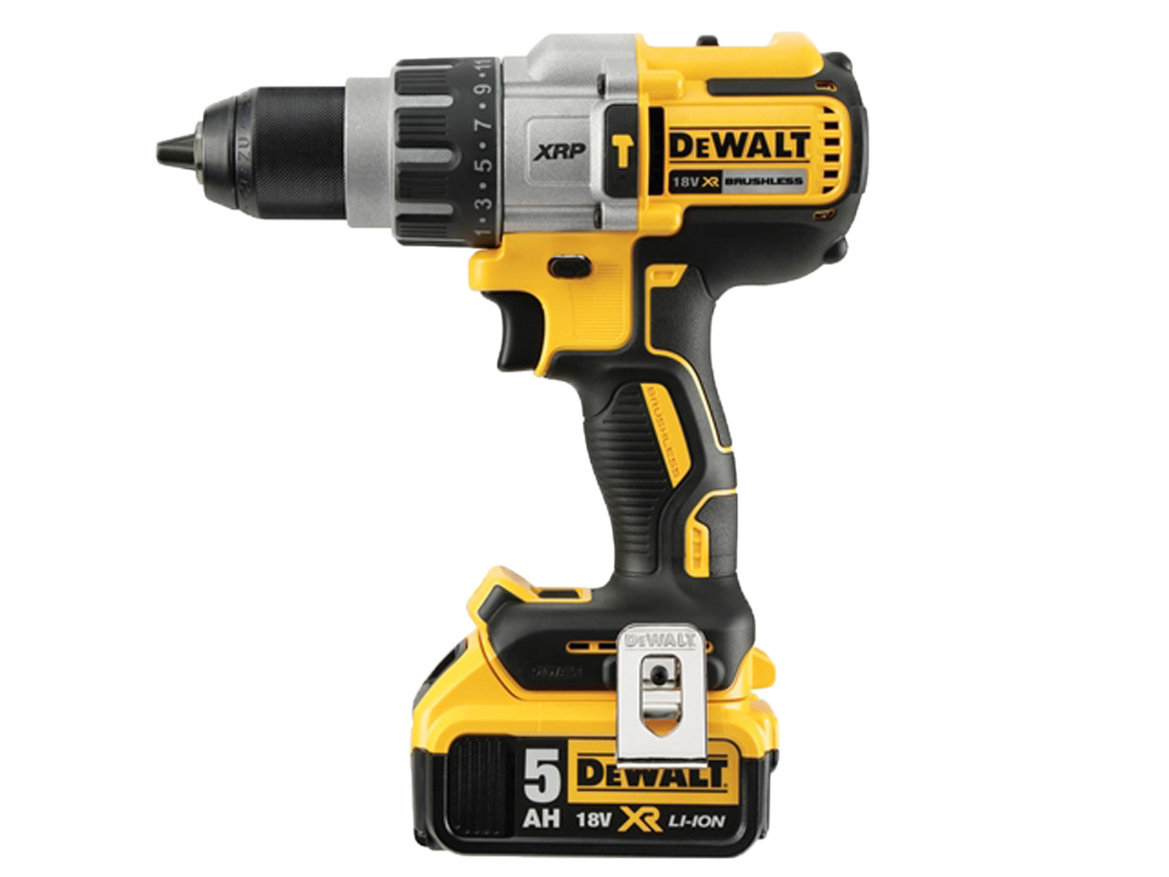 DeWalt DCD996P2 18v 2 x 5.0Ah XR Li Ion Brushless Combi Drill Kit