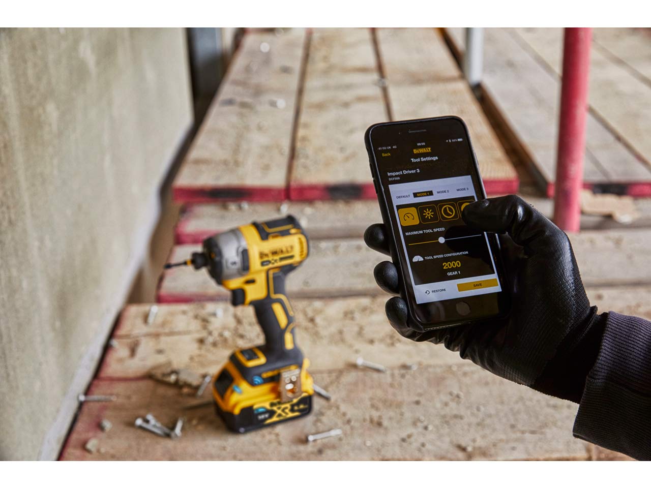 Dewalt impact driver on sale tool connect