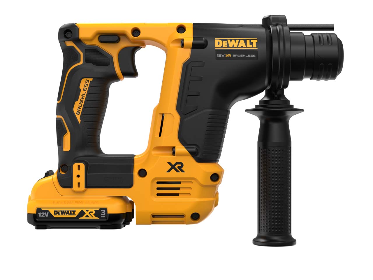 DeWalt DCH072L2 GB 2x3Ah 12V XR Bl Ultra Compact SDS Plus Hammer