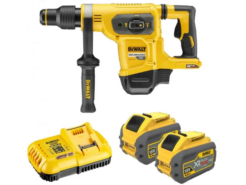 DeWalt DCH481X2 54V XR 2x9Ah Li-ion FlexVolt SDS Max Hammer Drill