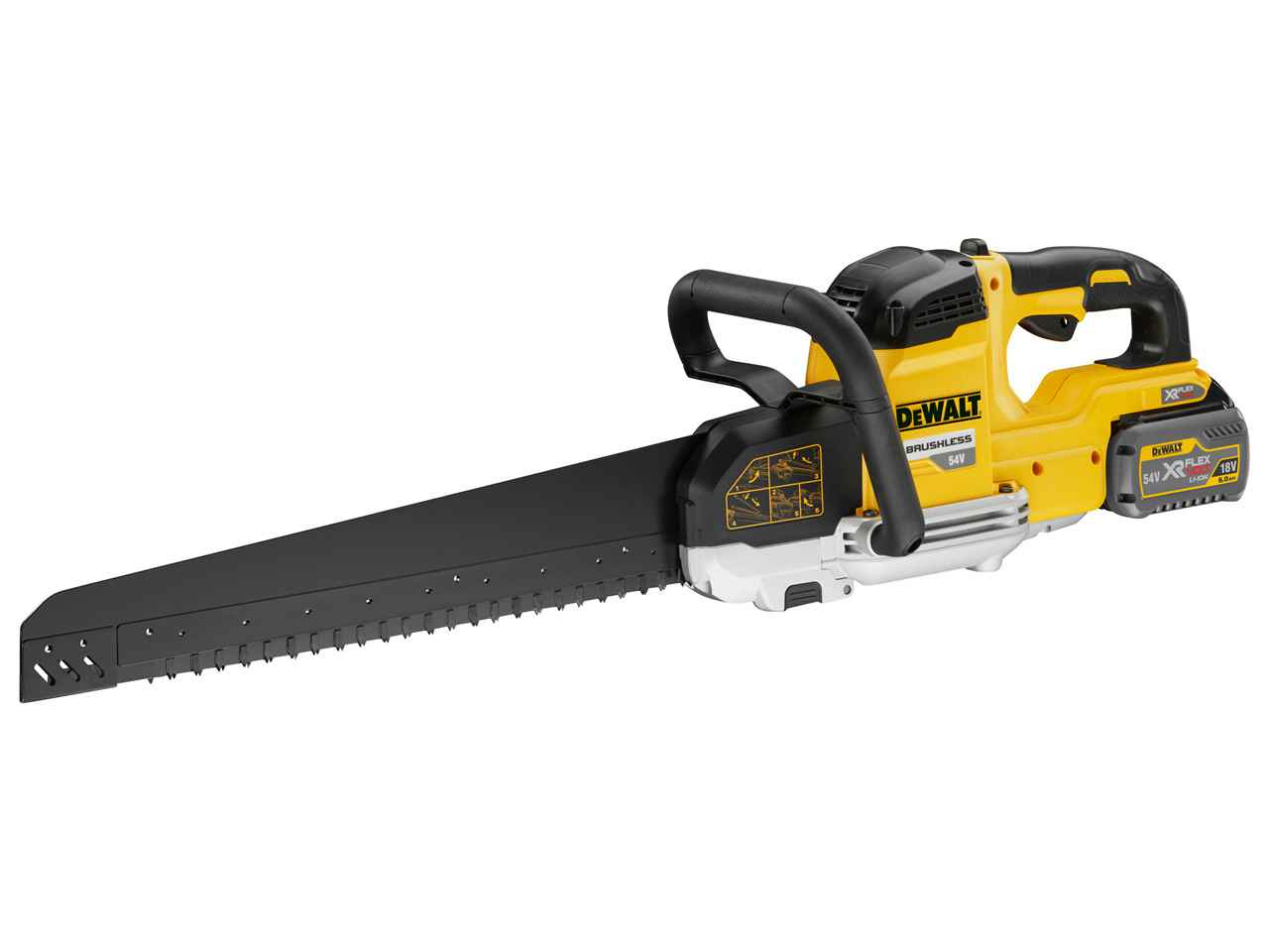 DeWalt DCS397T2 54v XR FLEXVOLT 2x6.0Ah 430mm Alligator Saw Kit