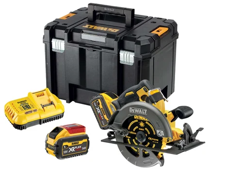 DeWalt DCS578X2-GB 54V 2 x 9Ah 190mm Circular Saw with T-Stak II