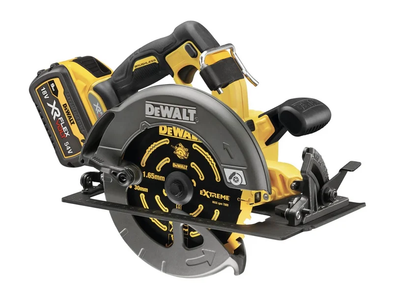 DeWalt DCS578X2-GB 54V 2 x 9Ah 190mm Circular Saw with T-Stak II