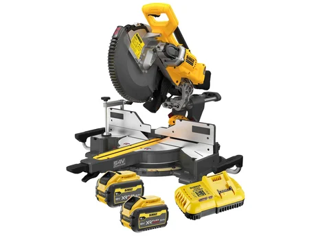 DeWalt  DCS781X2-GB 54V 2 x 9Ah 305mm Sliding Mitre Saw