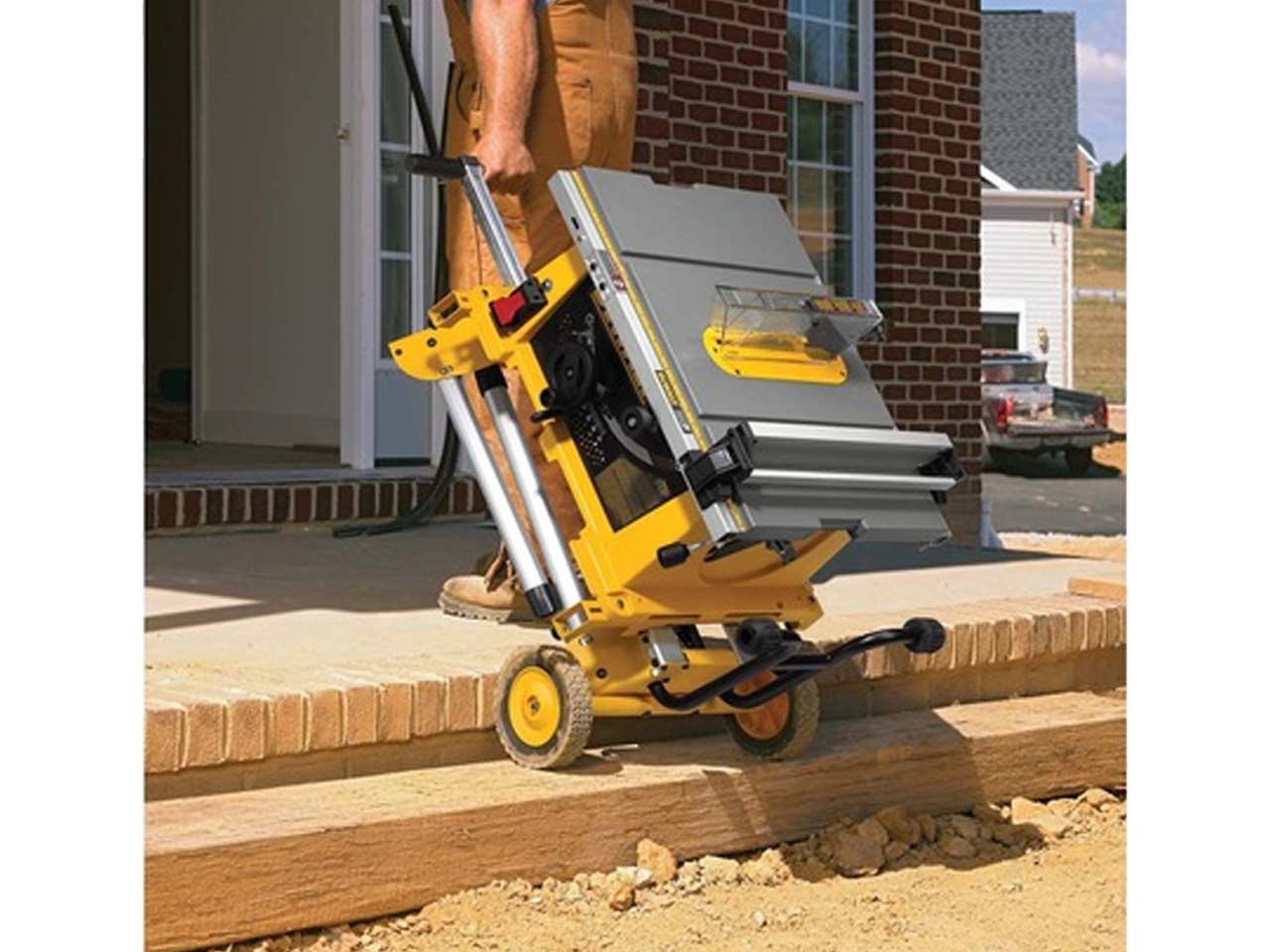 Dewalt table saw with shop rolling stand