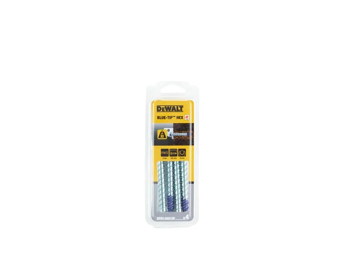 DeWalt DFM140021P Blue Tip Screwbolts 8 x 75mm HH 4pk