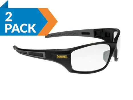 DeWalt DPG101-1DEU2pk Auger Protective Glasses Clear 2pk