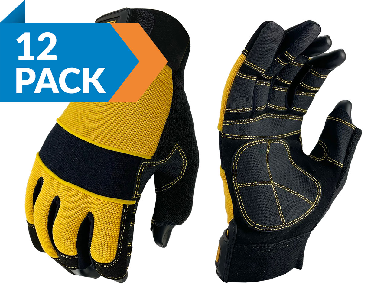DeWalt DPG21L EU Synthetic Padded Leather Palm Gloves Large