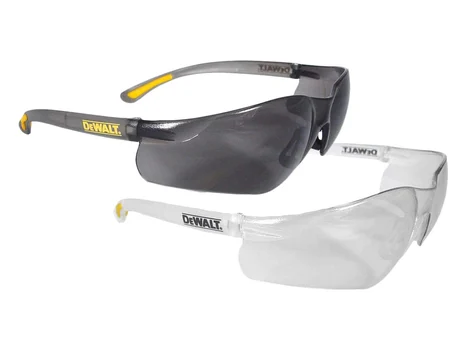 DeWalt Contractor Pro-Twin Clear/Smoke Safety Glasses Twin Pack