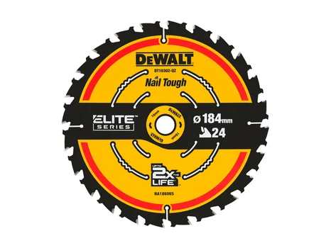 DeWalt DT10302-QZ 184mm x 16mm x 24T Multi Material Extreme Saw Blade