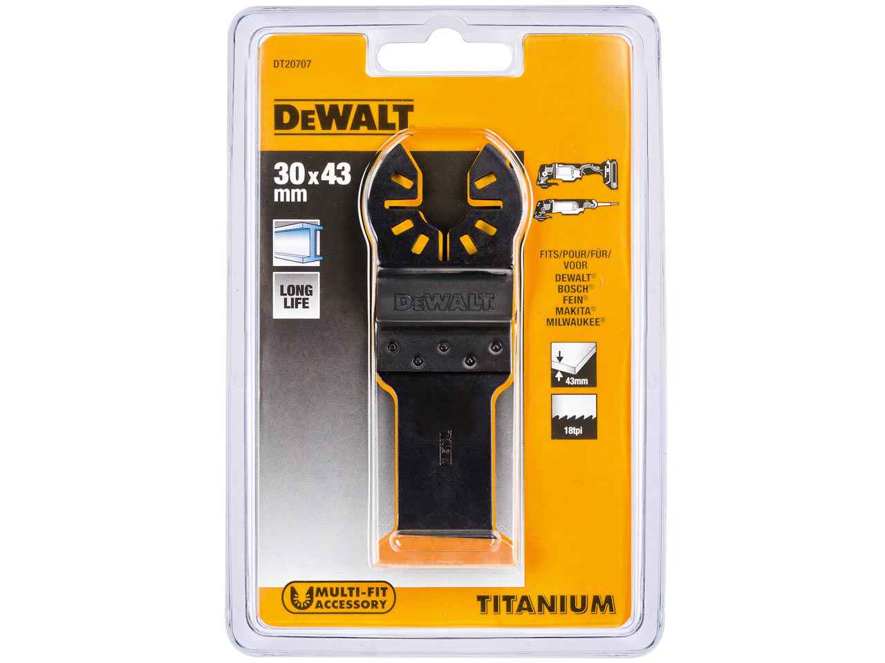 Dewalt multi outlet tool blades