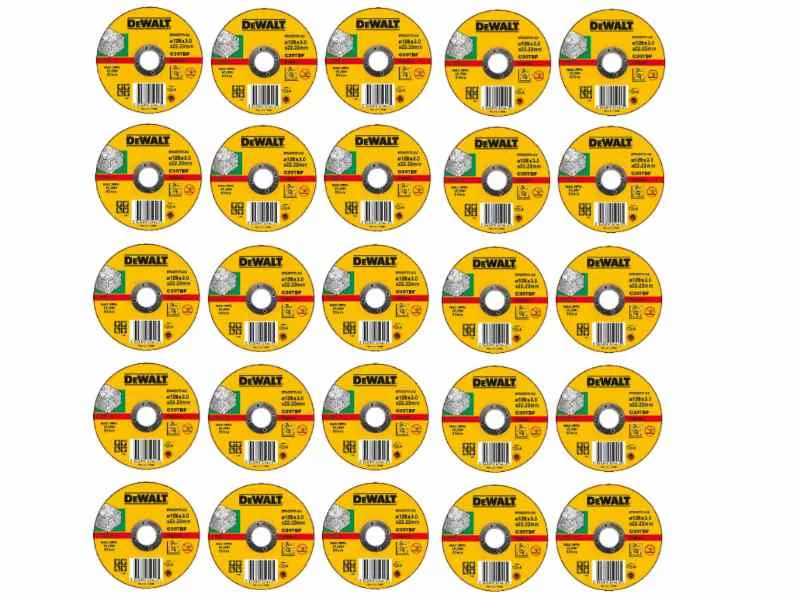 DEWALT DT42373-XJ25 Stone Cutting Disc 125 x 3 x 22.2mm 25pk