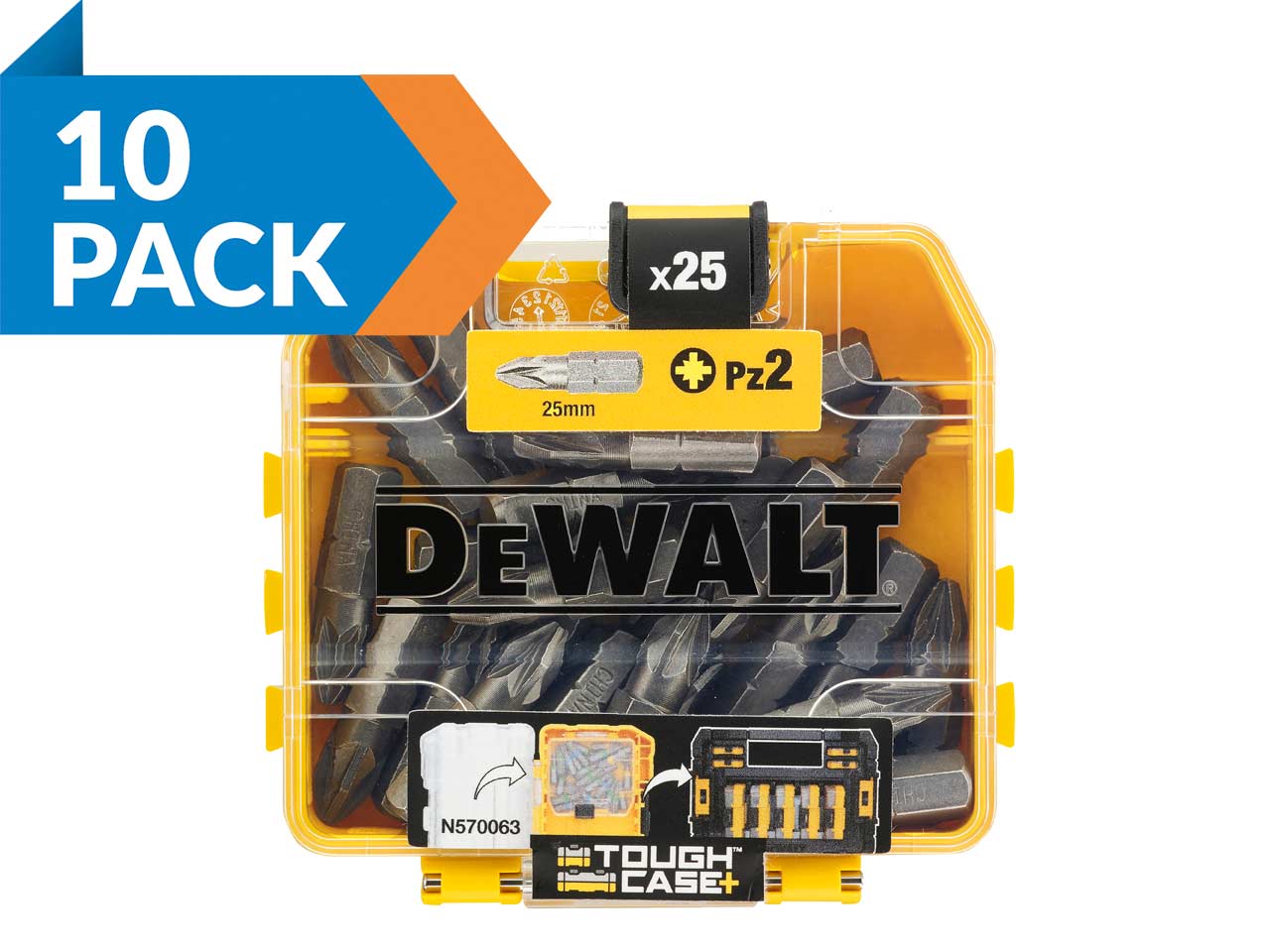 DEWALT DeWalt DT71521-QZ 25mm PZ2 Standard Tic Tac 25pc | ffx